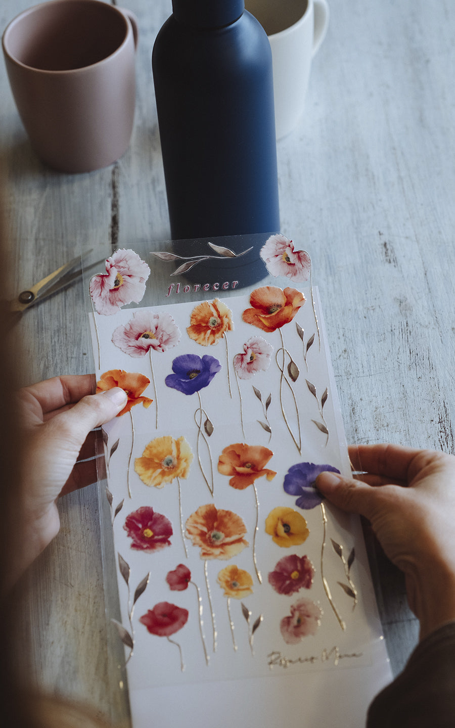 Stickers Transferibles Florecer