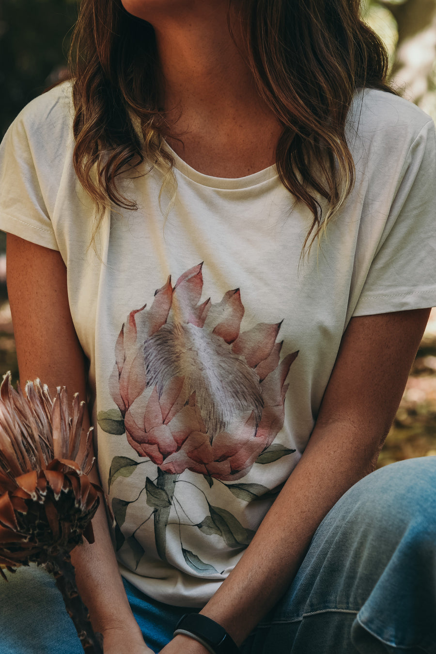Polera Protea Crema